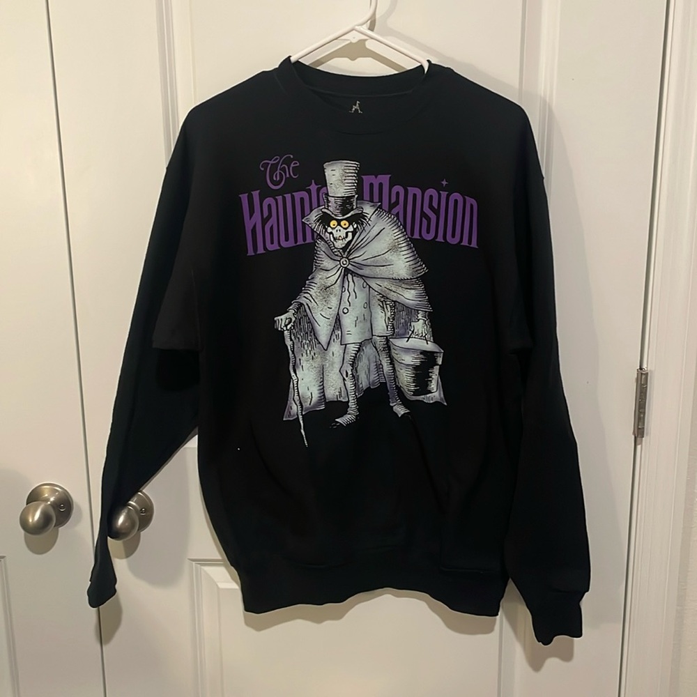 Disney Haunted Mansion Halloween Sweatshirt Glow-In-The-Dark